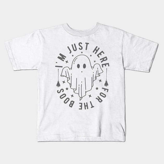 ghost scary phantom Kids T-Shirt by Supertrooper